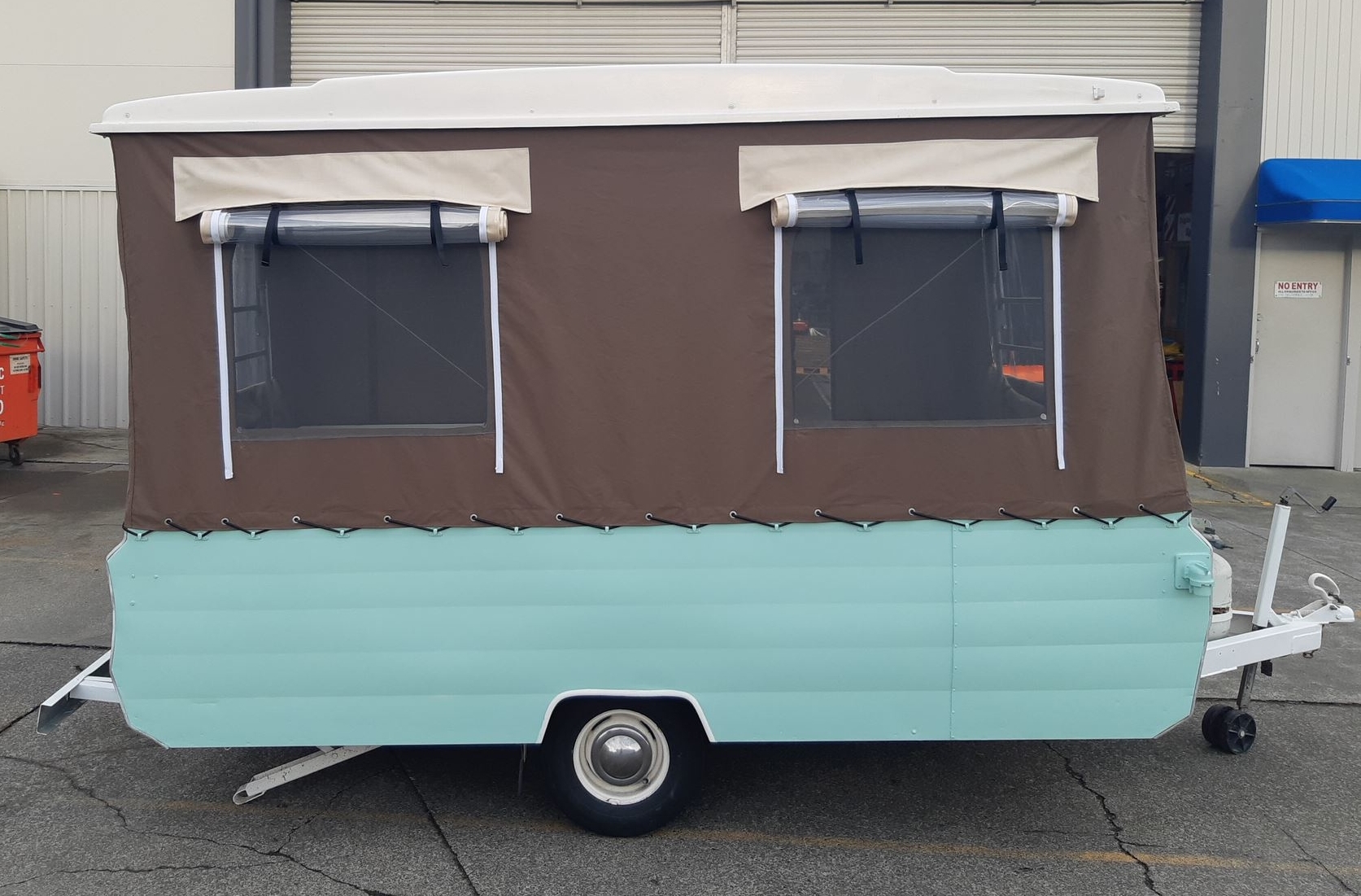 Retro pop top caravan gets a makeover by Douglas Hawkes Bay